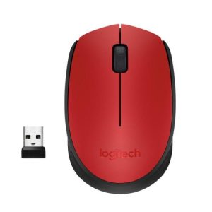 Logitech M171 Wireless Mouse – Red – 910-004641