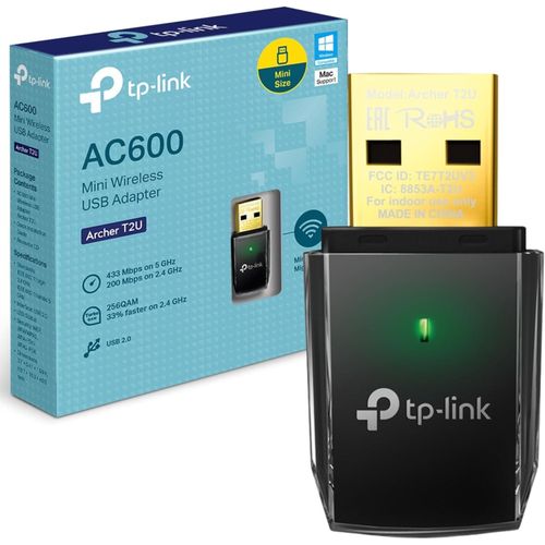 TP-Link AC600 Wireless Dual Band USB Adapter – TL-Archer T2U