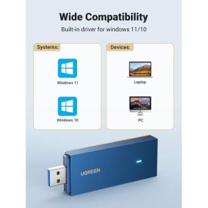 UGREEN AX1800 Dual-Band Wireless USB Adapter (Wi-Fi 6) – CM499