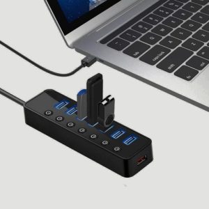 Vention 7-Port USB 3.0 Hub with Power Switches